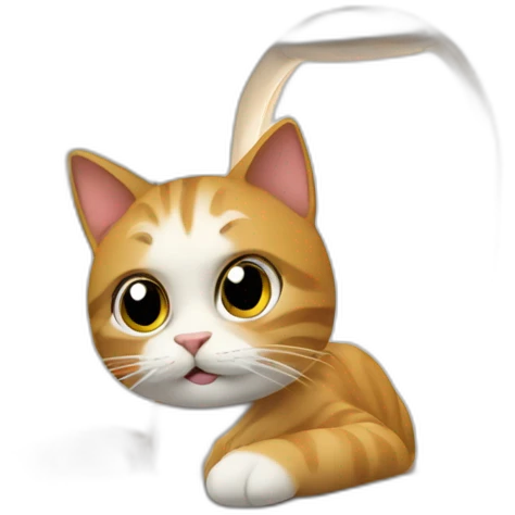 cat on plane emoji