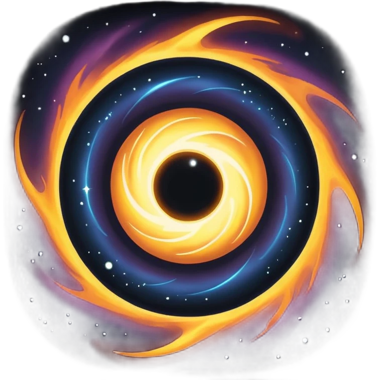 Black hole emoji