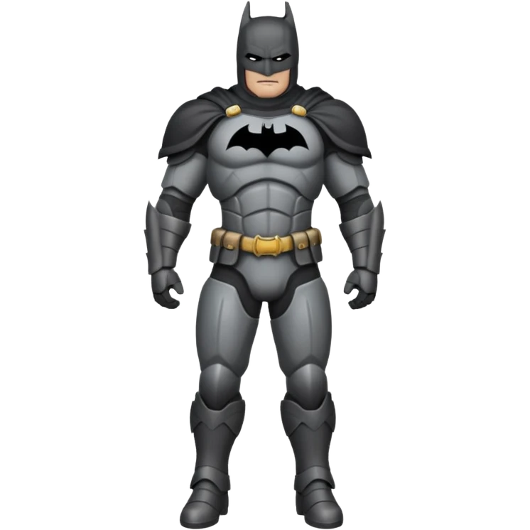 caucasian batman full body armour emoji