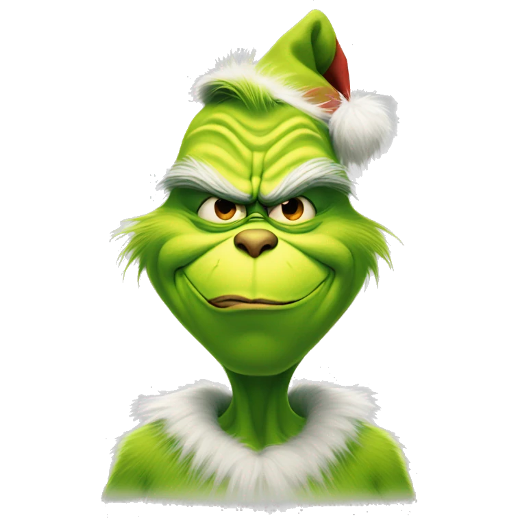 the grinch (christmas) emoji