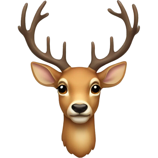 deer with a bow emoji
