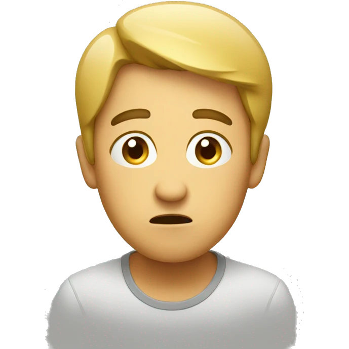 confused face emoji