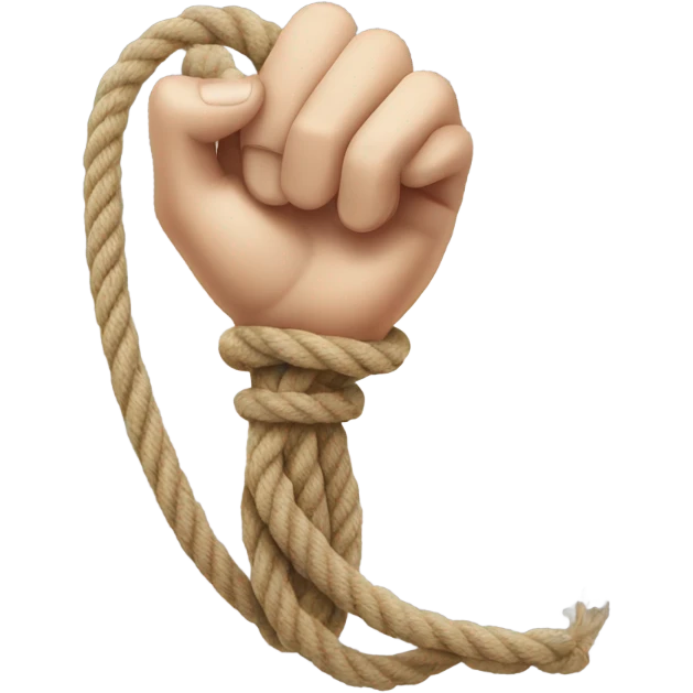 Rope in hand emoji