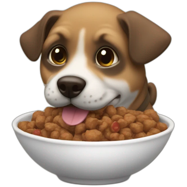dog like ninja eating lovely cute shit emoji
