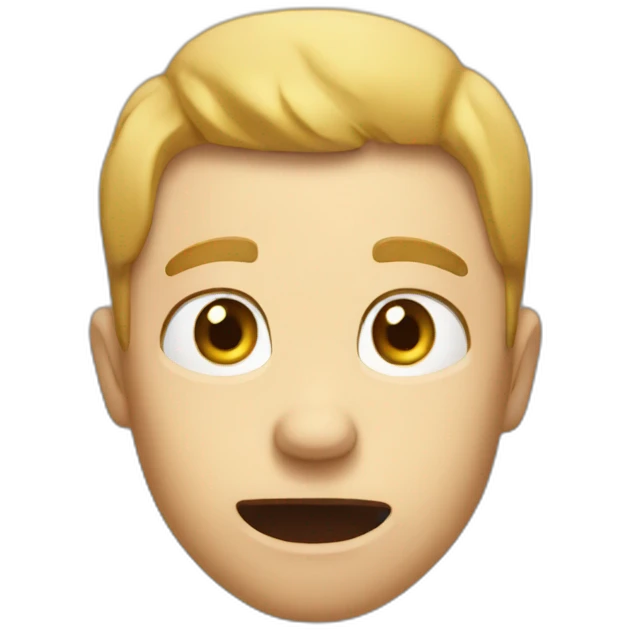 macro looking down shocked emoji