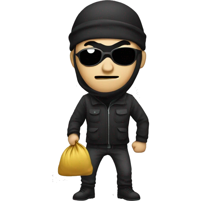 robber with money emoji