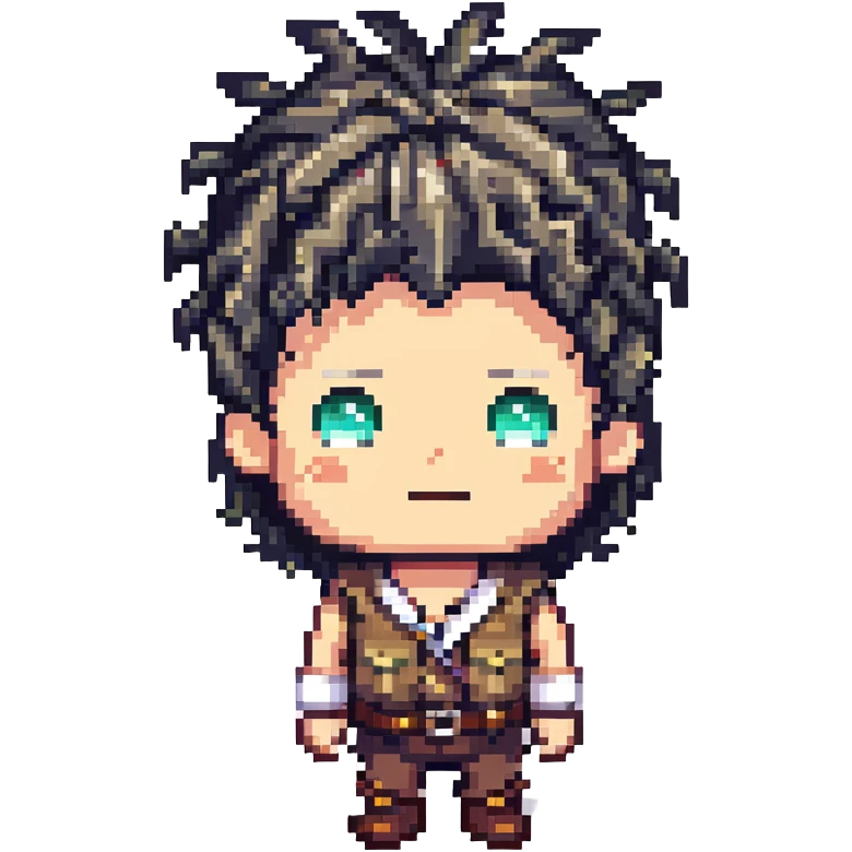 character with only three dark hairs on his head emoji