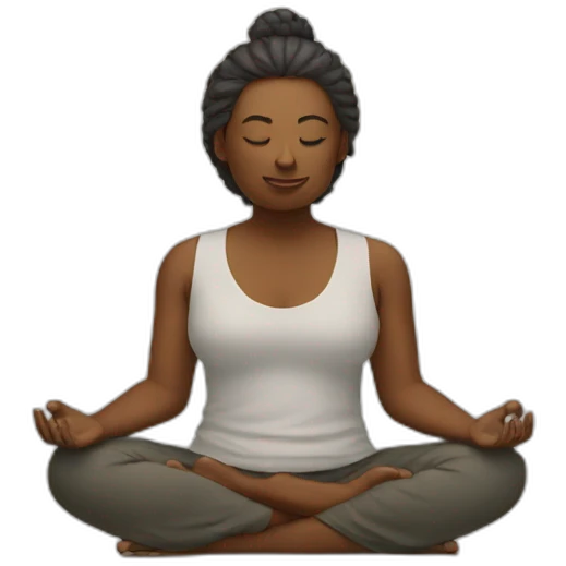 meditation emoji