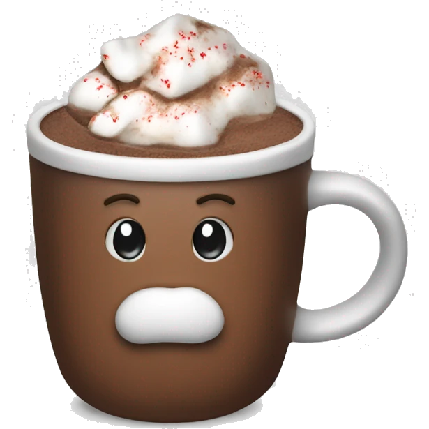 christmas hot chocolate   emoji