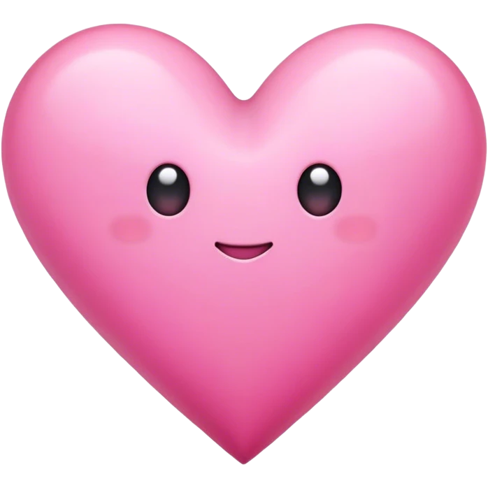 Pink heart emoji