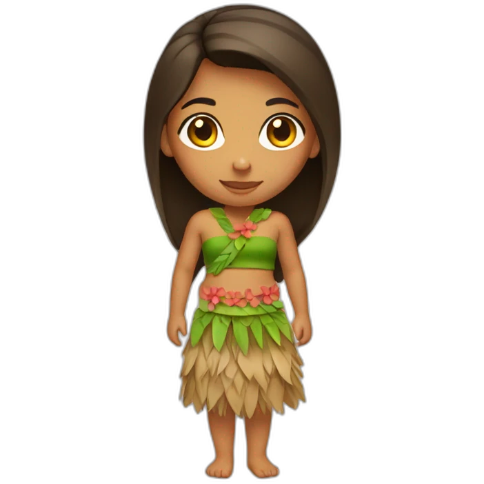 Polynesian-girl emoji