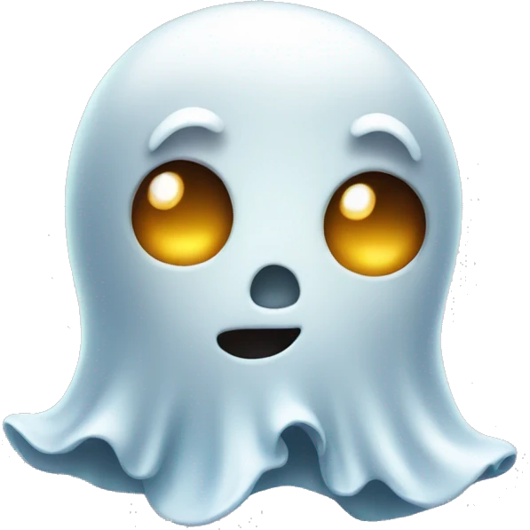 Cute ghost emoji