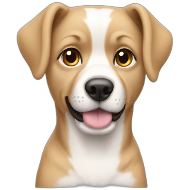 dog in white girl emoji