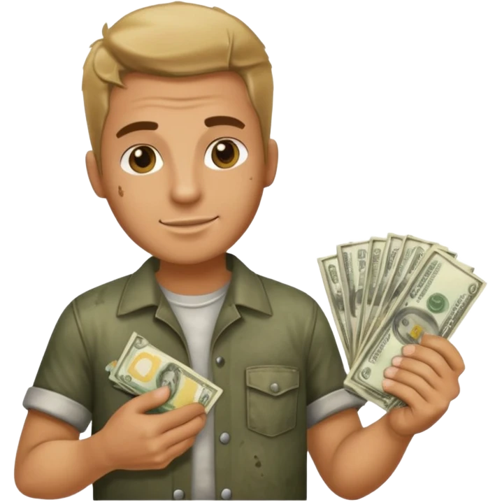 mechanic with money emoji