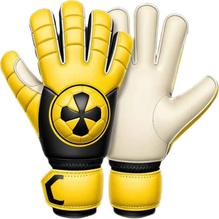 Football goalkeeper gloves emoji