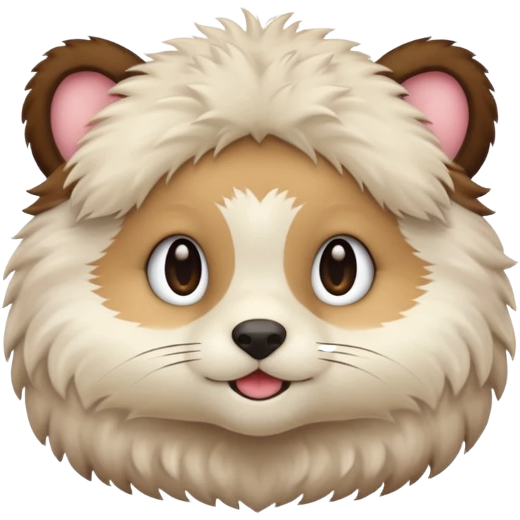 cute animal half emoji
