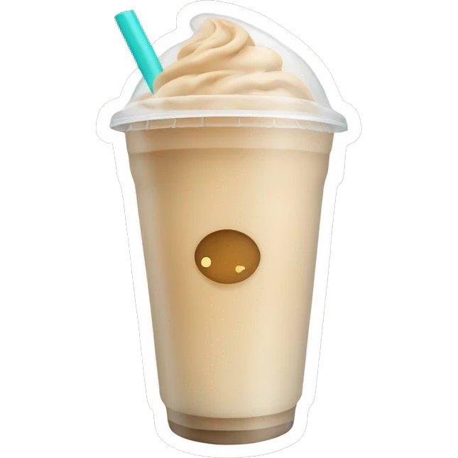 Beige bubbletea emoji