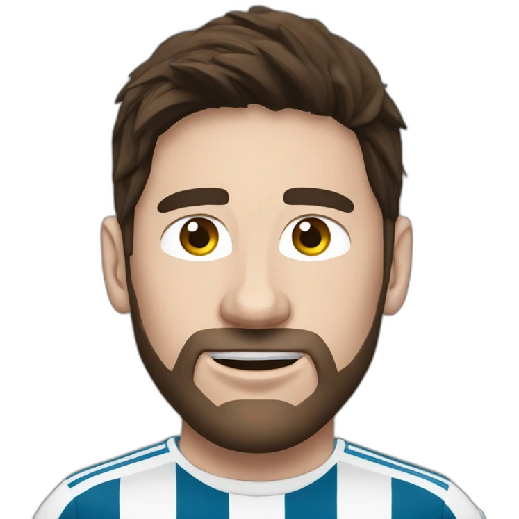 Messi orando emoji