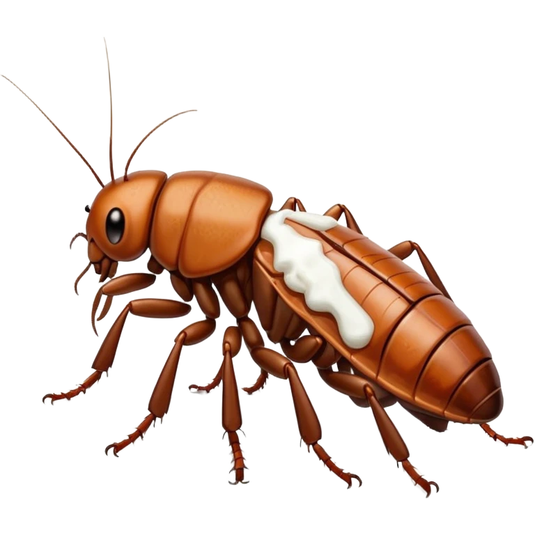 Cucaracha comiendo azúcar  emoji