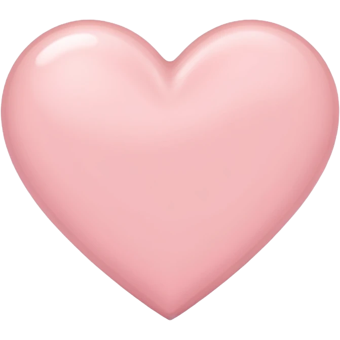 pale pink heart emoji