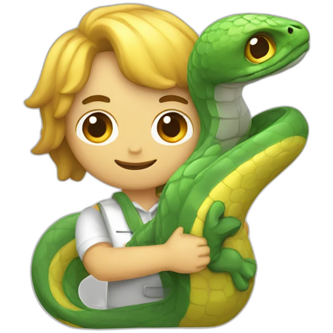 python-developer-and-a-kookaurra emoji