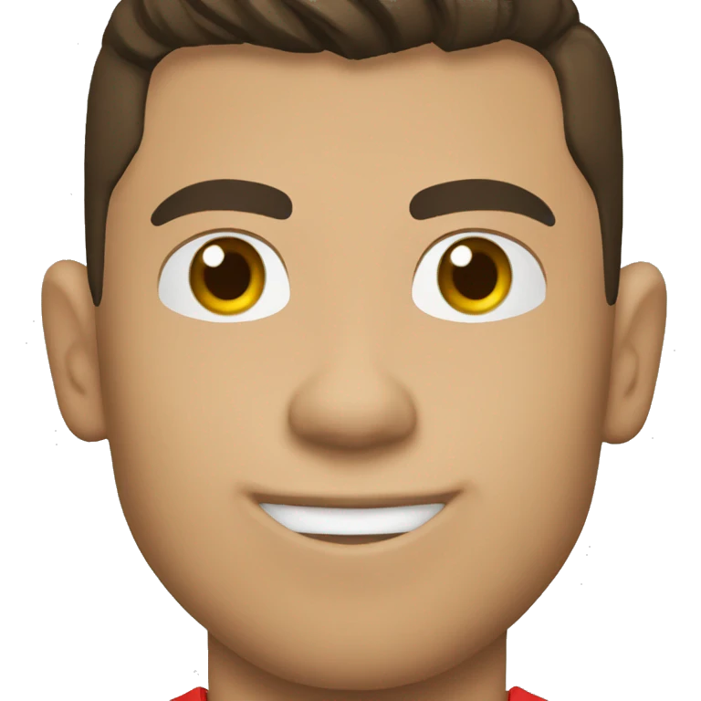 Cristiano Ronaldo Manchester united shirt emoji