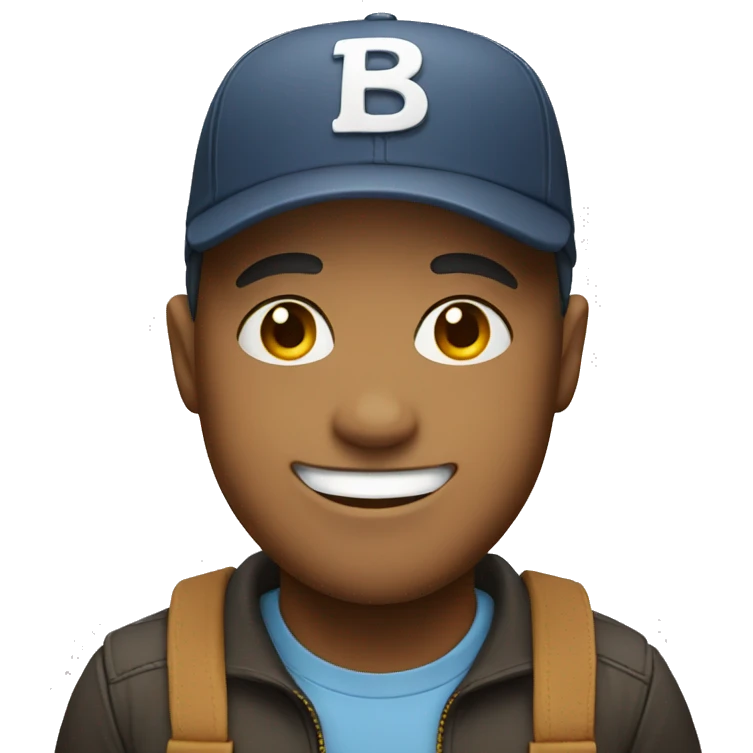 Smiling wearing a cap  emoji