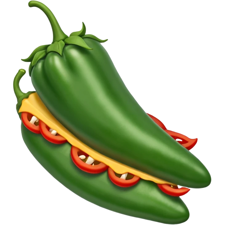 	•	Jalapeñolu sandviç emoji