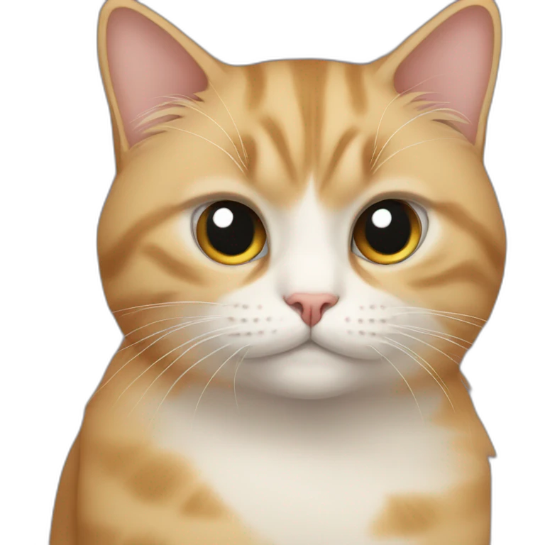 A cat with only one eye emoji
