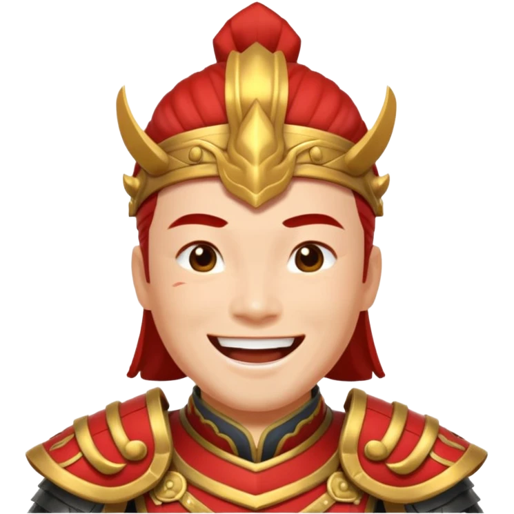 Laughing Lu bu from 3 kingdoms in discord emoji format  emoji