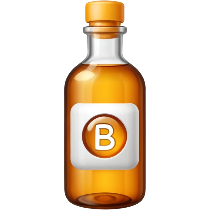 Vitamin b9 in a bottle emoji