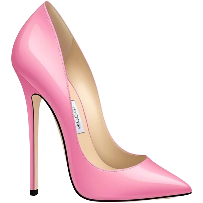 pink jimmy choo high heels  emoji