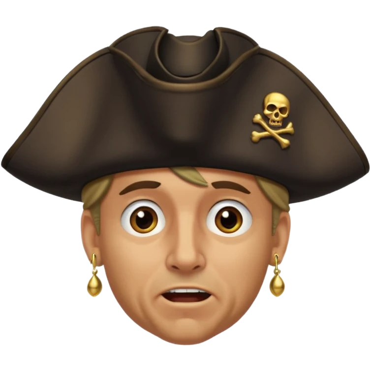 create a flabbergasted pirate emoji