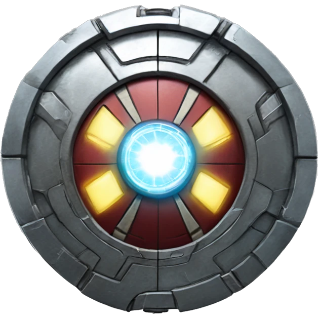 Arc reactor of iron man emoji