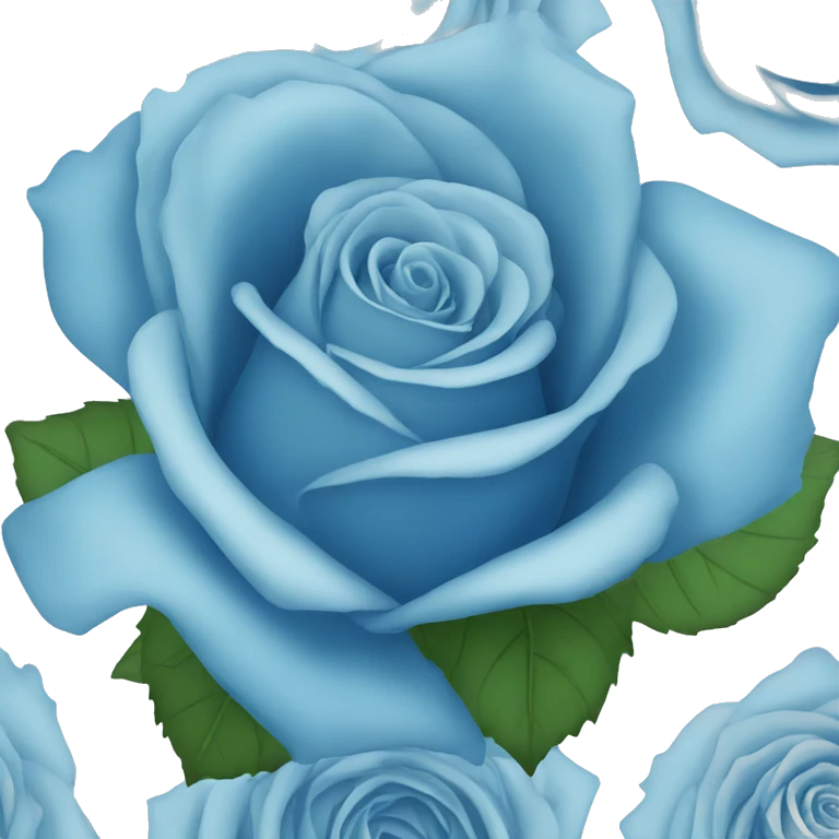 blue rose emoji