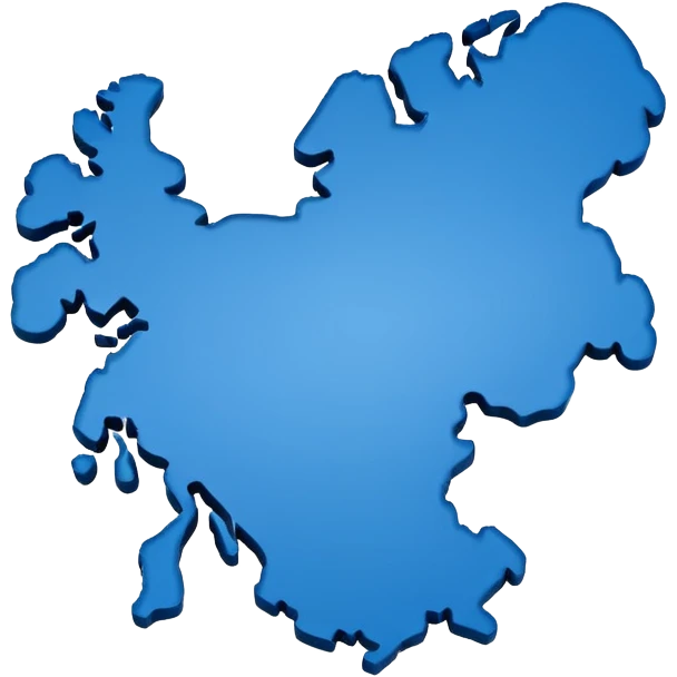 Sweden shaped country  emoji