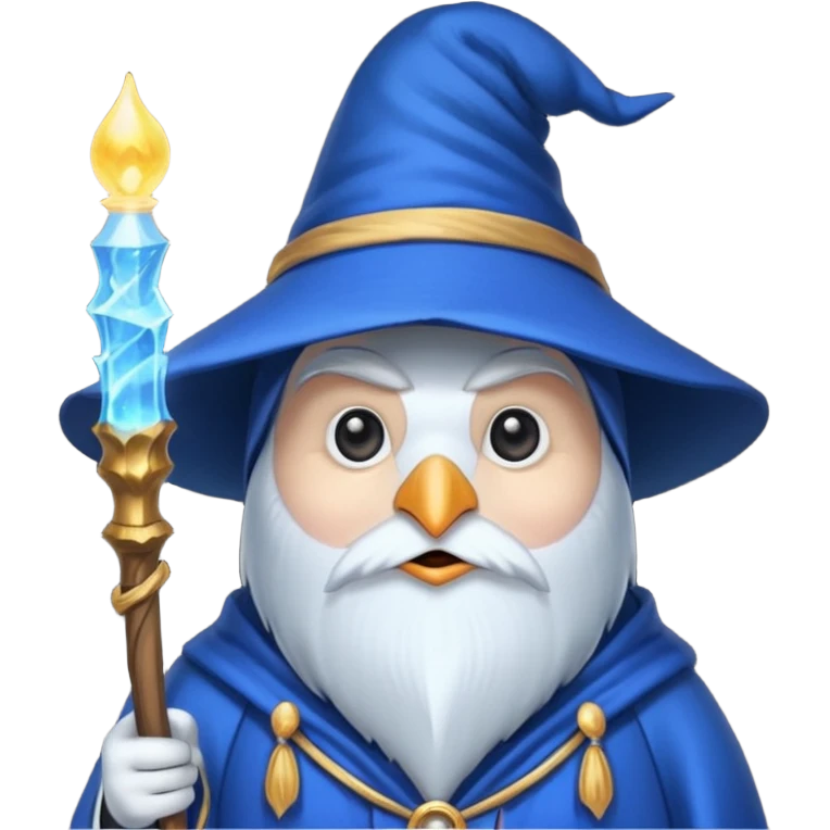 Penguin Wizard emoji