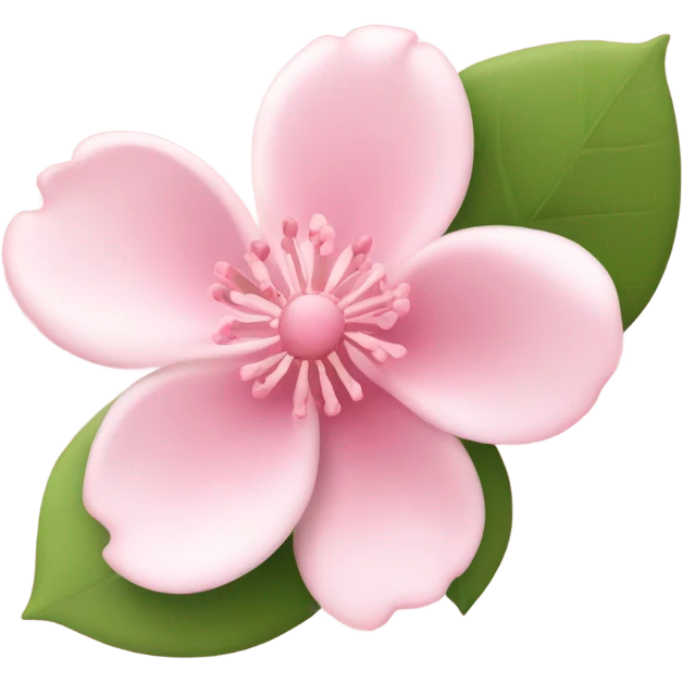 pink flower emoji