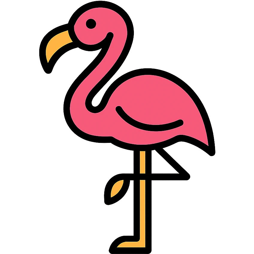 flamingo emoji