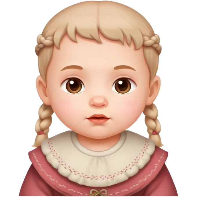 baby a baby of Slavic appearance emoji