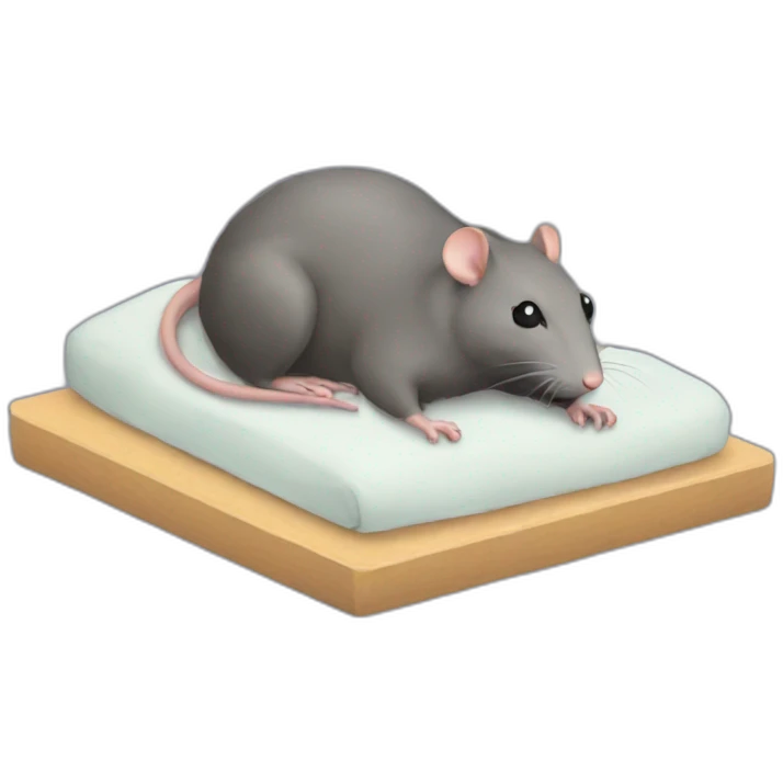 rat bed emoji