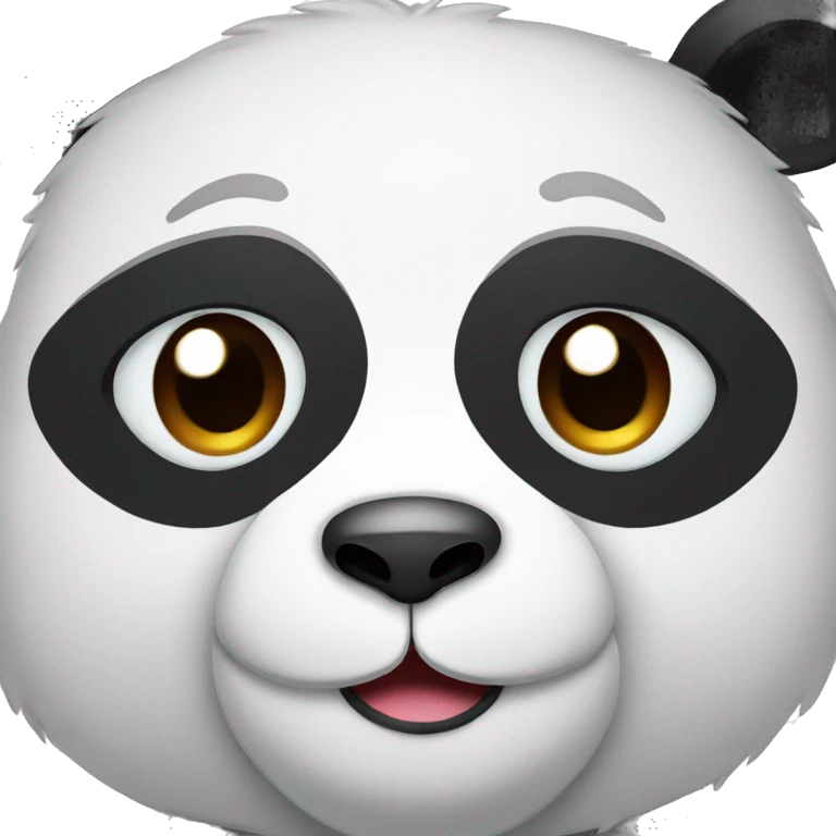 Cutest panda face emoji