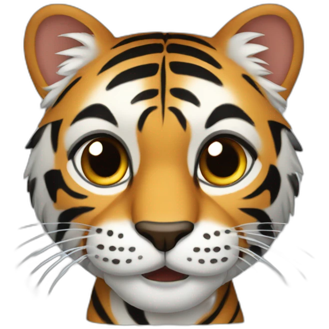 Chat tigrée  emoji