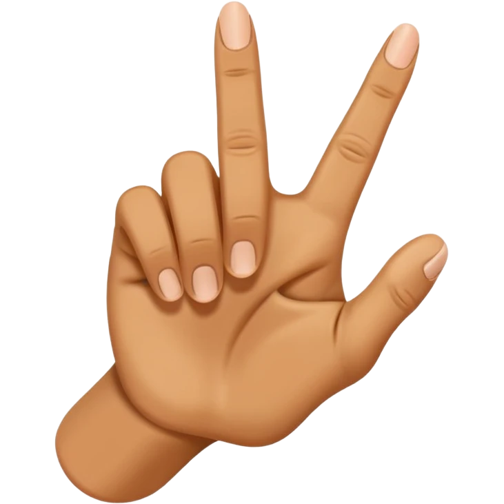 Toes flipping a middle finger emoji