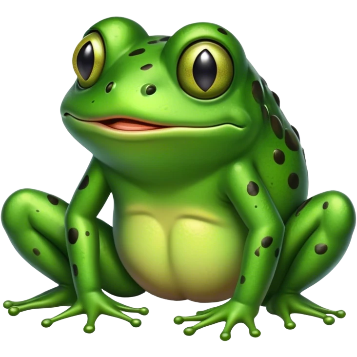 constipated frog emoji