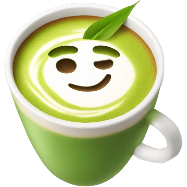 Matcha latte  emoji
