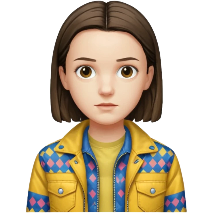Eleven from stranger things season 3 episode 2 emoji
