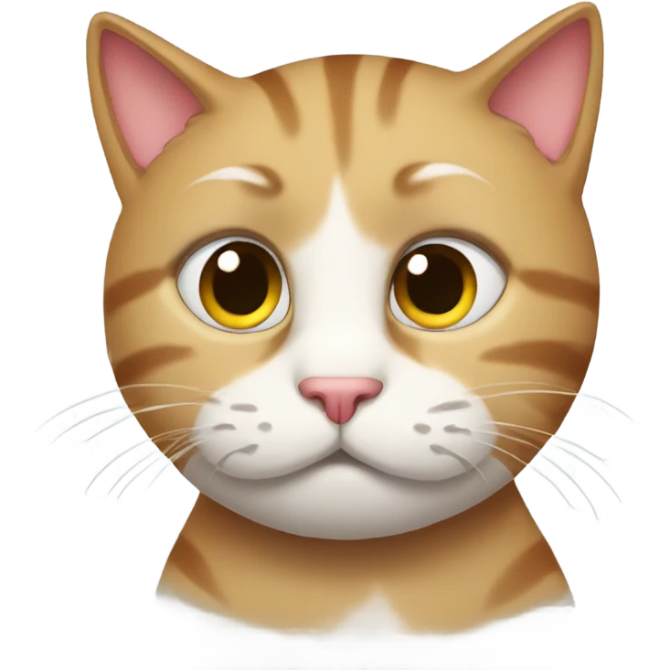 Cat bored emoji