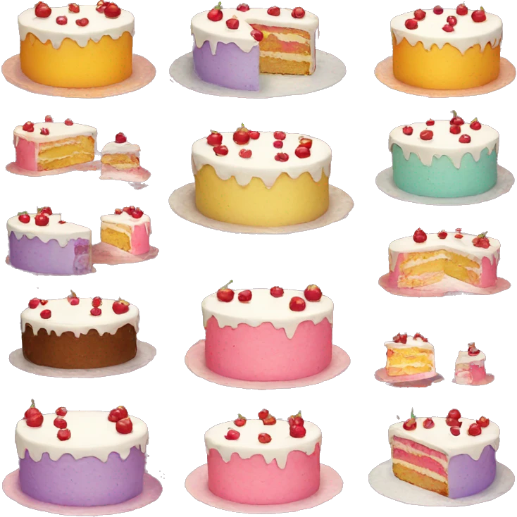 happy cake emoji