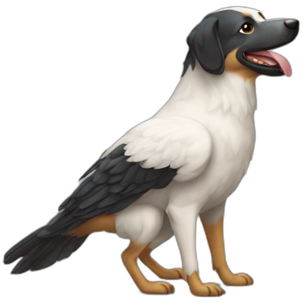 Oiseau chien emoji